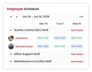 Employee Schedule